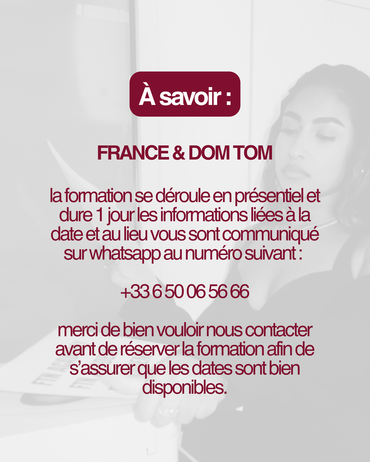 FORMATION      "BROWLIFT • TEINTURE HYBRIDE • RESTRUCTURATION • ÉPILATION"