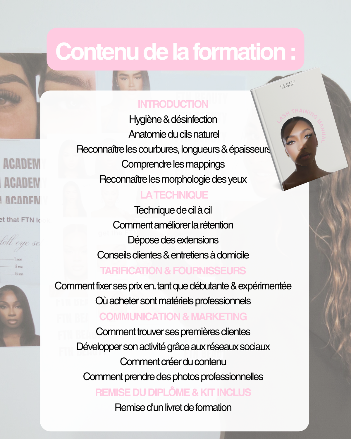 FORMATION EXTENSIONS DE CILS  "CIL À CIL"