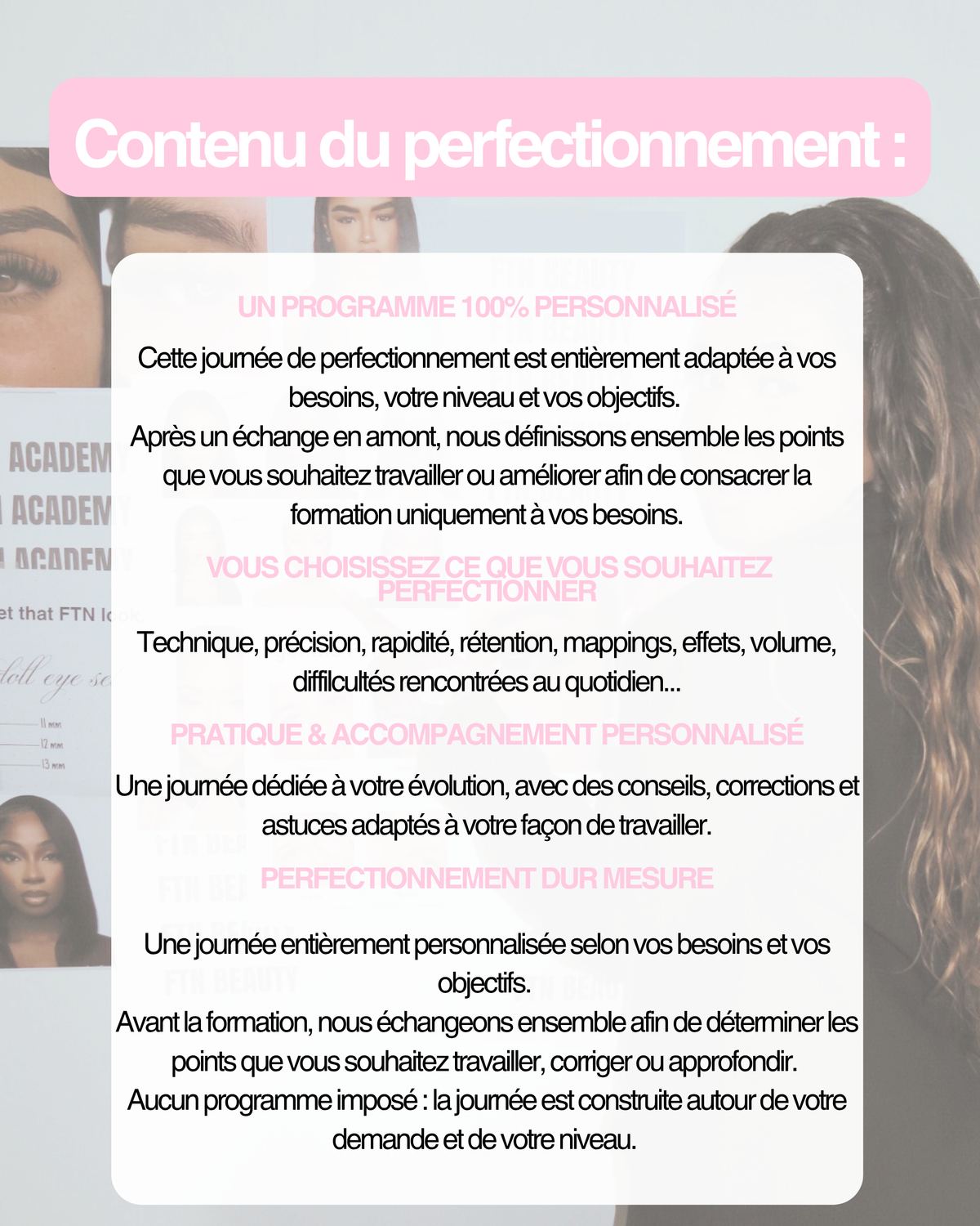 FORMATION EXTENSIONS DE CILS   "PERFECTIONNEMENT"