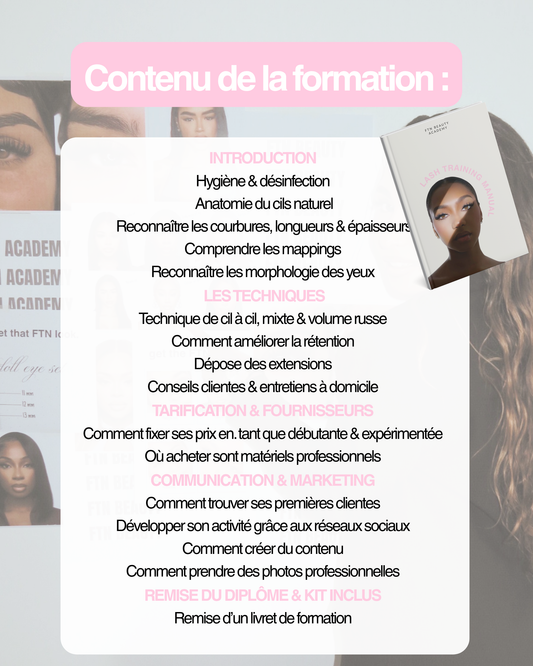 FORMATION EXTENSIONS DE CILS  "MASTER PACK"